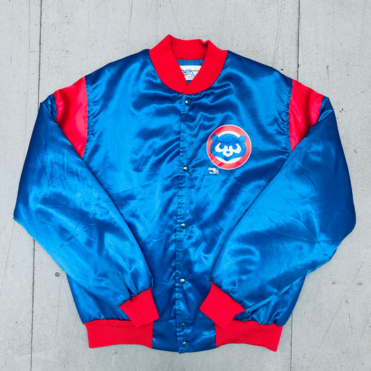 Chicago Cubs: 1992 Chalk Line Satin Bomber Jacket (M)