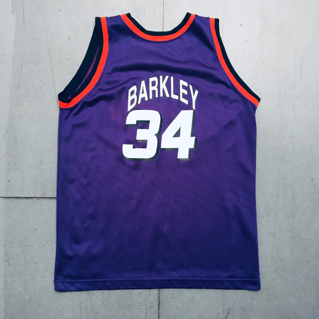 Phoenix Suns Charles Barkley White Vintage Jersey
