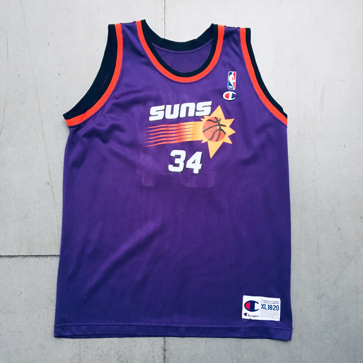 Phoenix Suns: Charles Barkley 1992/93 Purple Champion Jersey (S)