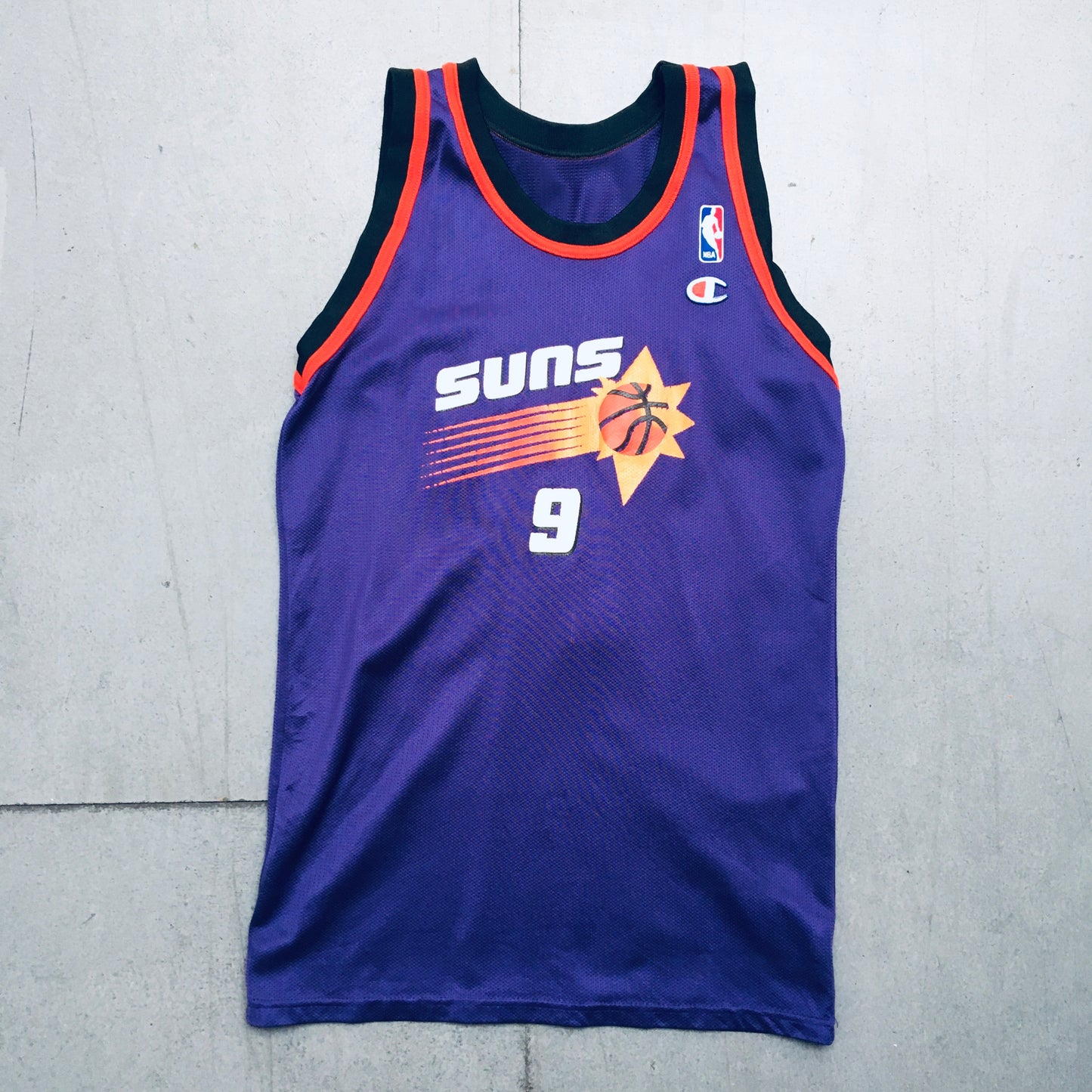 Phoenix Suns: Dan Majerle 1990/91 Purple Champion Jersey (XS)