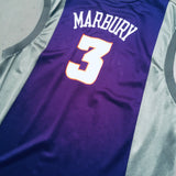 Phoenix Suns: Stephon Marbury 2001/02 Purple Reebok Jersey (XL)