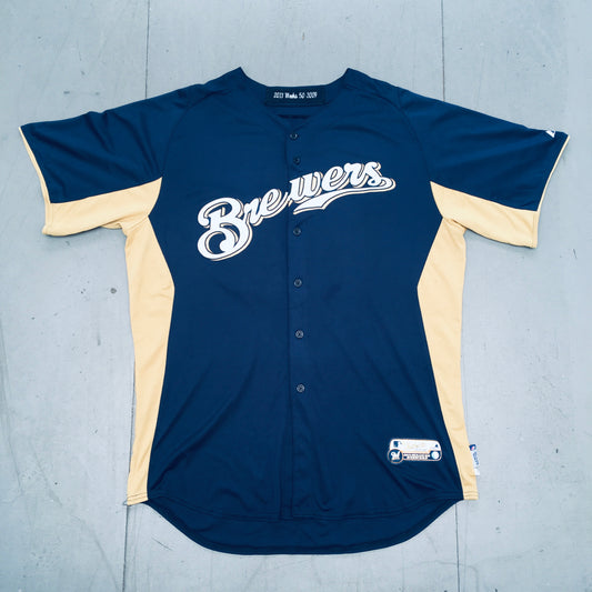 Milwaukee Brewers: Rickie Weeks Jr. 2017 Gamer - SIGNED! (XL)