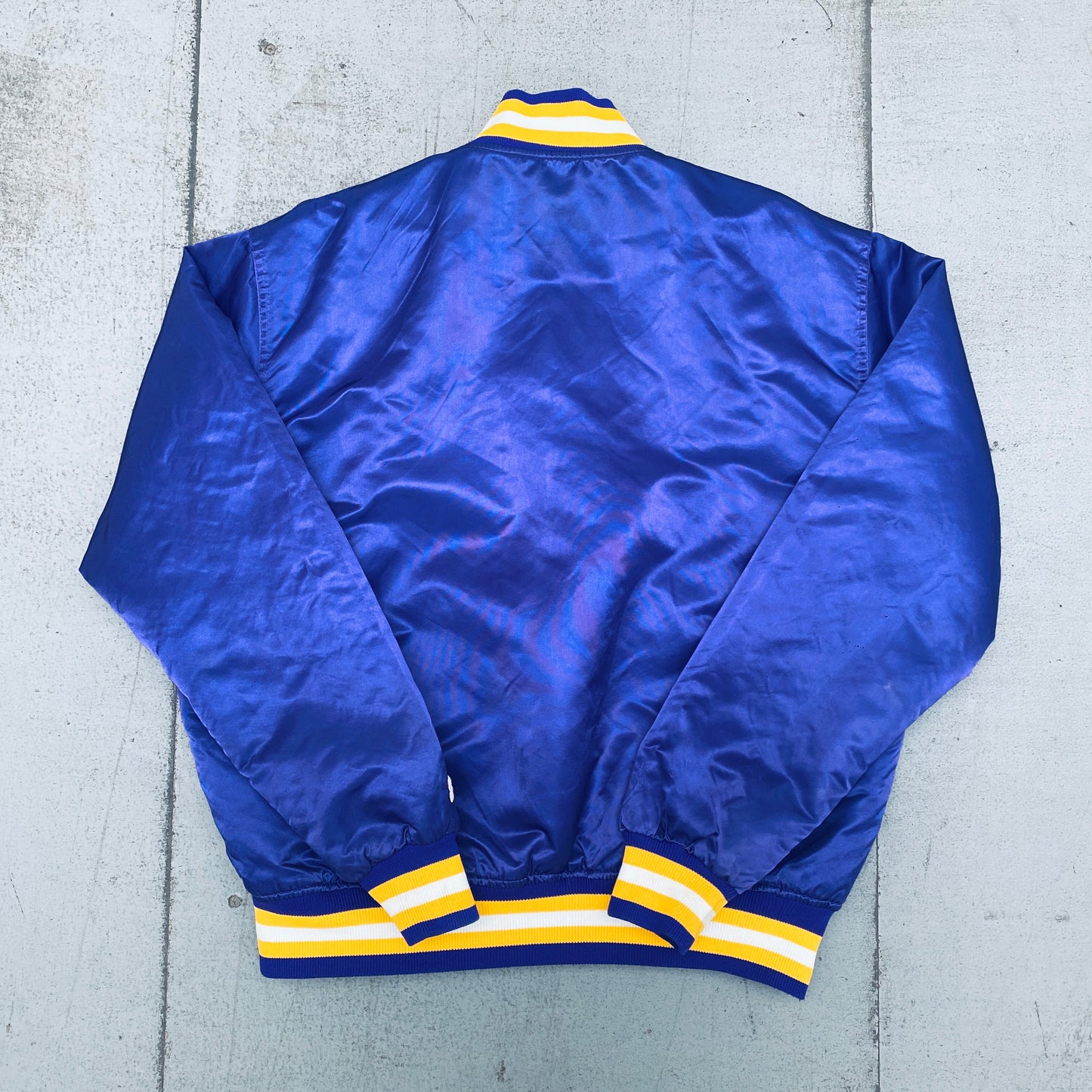 Utah Jazz: 1980's Satin Starter Bomber Jacket (XL)