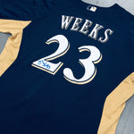 Milwaukee Brewers: Rickie Weeks Jr. 2017 Gamer - SIGNED! (XL)