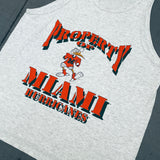 Miami Hurricanes: 1990's "Property Of Miami Hurricanes" Muscle Tee (L/XL)