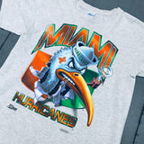 Miami Hurricanes: 1991 Salem Sportswear Graphic Tee (M)