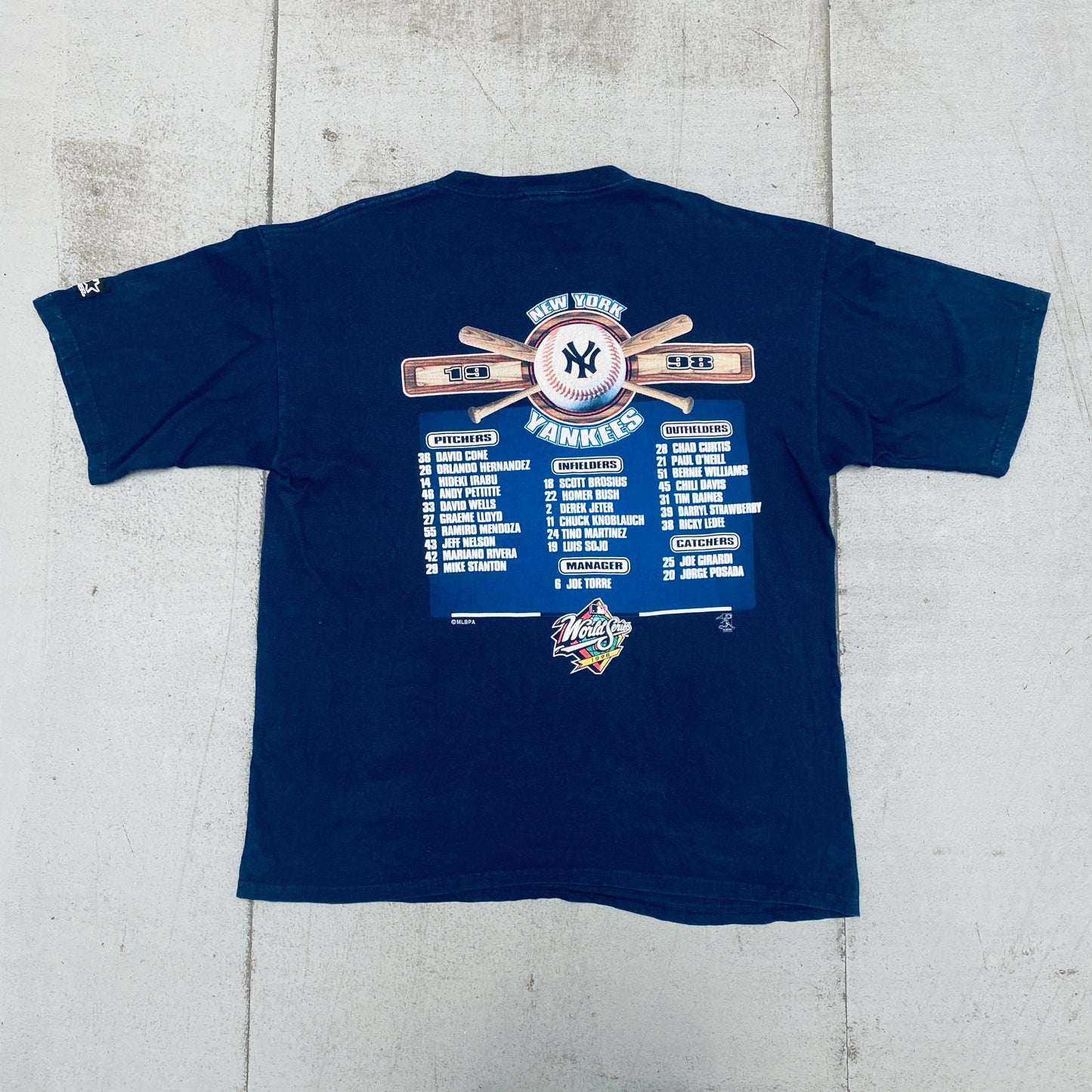 New York Yankees: 1998 World Series Champions Starter Tee (XL)