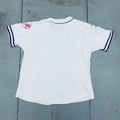 Vintage New York Mets V-neck Jersey / T-shirt -  Finland