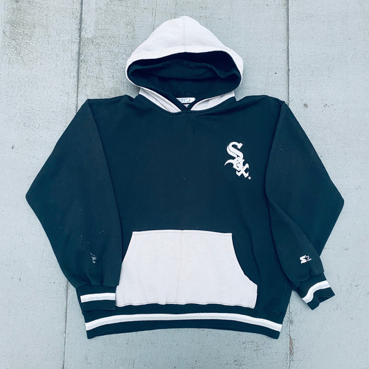 Chicago White Sox: 1990's Double Hood Starter Hoodie (L/XL)