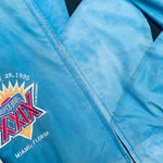 San Francisco 49ers: 1995 Logo Athletic Super Bowl XXIX Sharktooth Fullzip Windbreaker (XL)