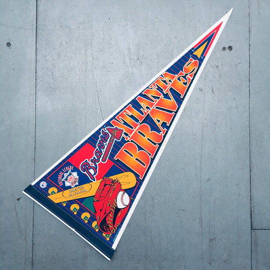 Atlanta Braves: 1990's Wincraft Felt Pennant