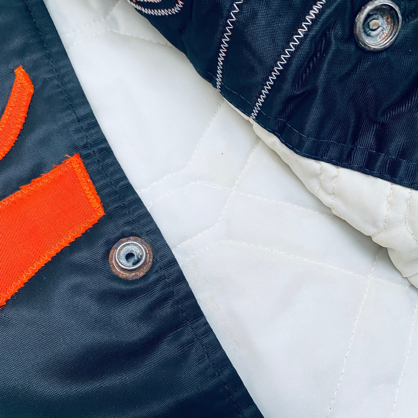 Baltimore Orioles: 1980's Satin Starter Bomber Jacket (L)