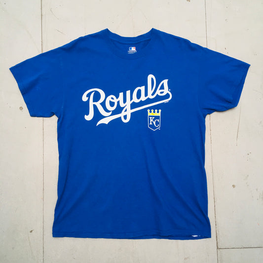 Kansas City Royals: Spellout Logo Tee (L)