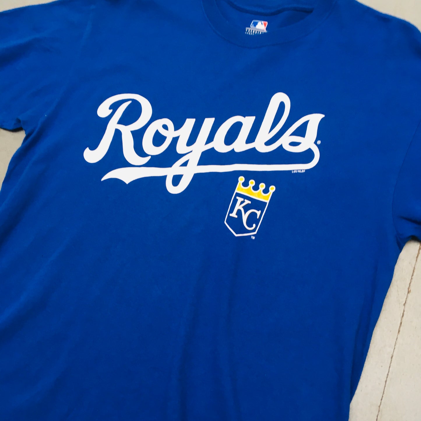 Kansas City Royals: Spellout Logo Tee (L)