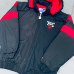 Chicago Bulls: 1990's Logo 7 Reverse Spellout Fullzip Jacket (L)