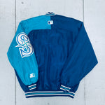 Seattle Mariners: 1990's Diamond Collection Coach's Dugout Starter Bomber Jacket (M)
