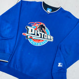 Detroit Pistons: 1996 Big Logo Starter Sweat (M)