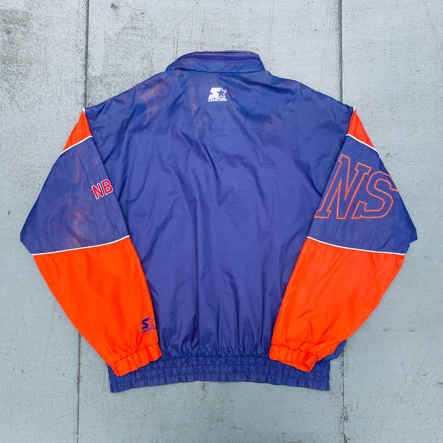 Phoenix Suns: 1990's Fullzip Starter Windbreaker (L)