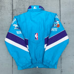 Charlotte Hornets: 1990's Fullzip Starter Chevron Jacket (S/M)
