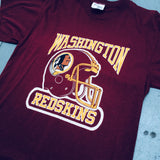 Washington Redskins: 1990's Graphic Spellout Tee (S/M)
