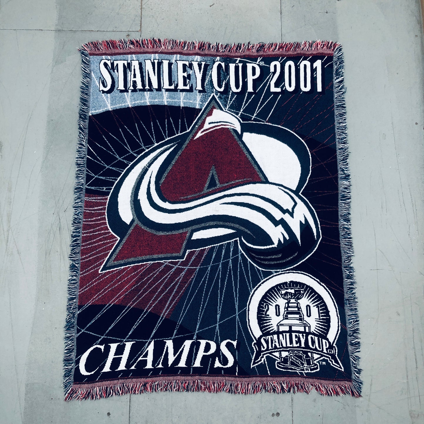 Colorado Avalanche: Triple Woven Rug