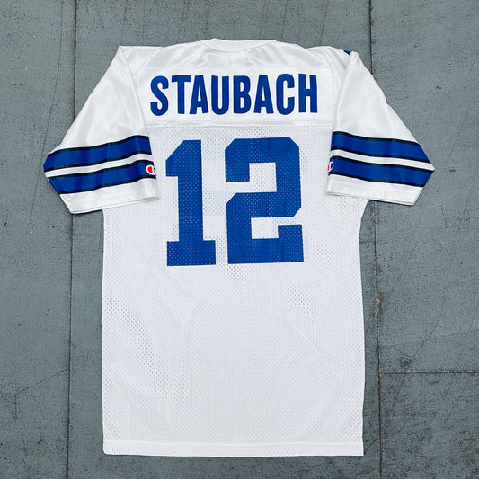 Dallas Cowboys: Roger Staubach Champion Throwback Jersey (S/M)