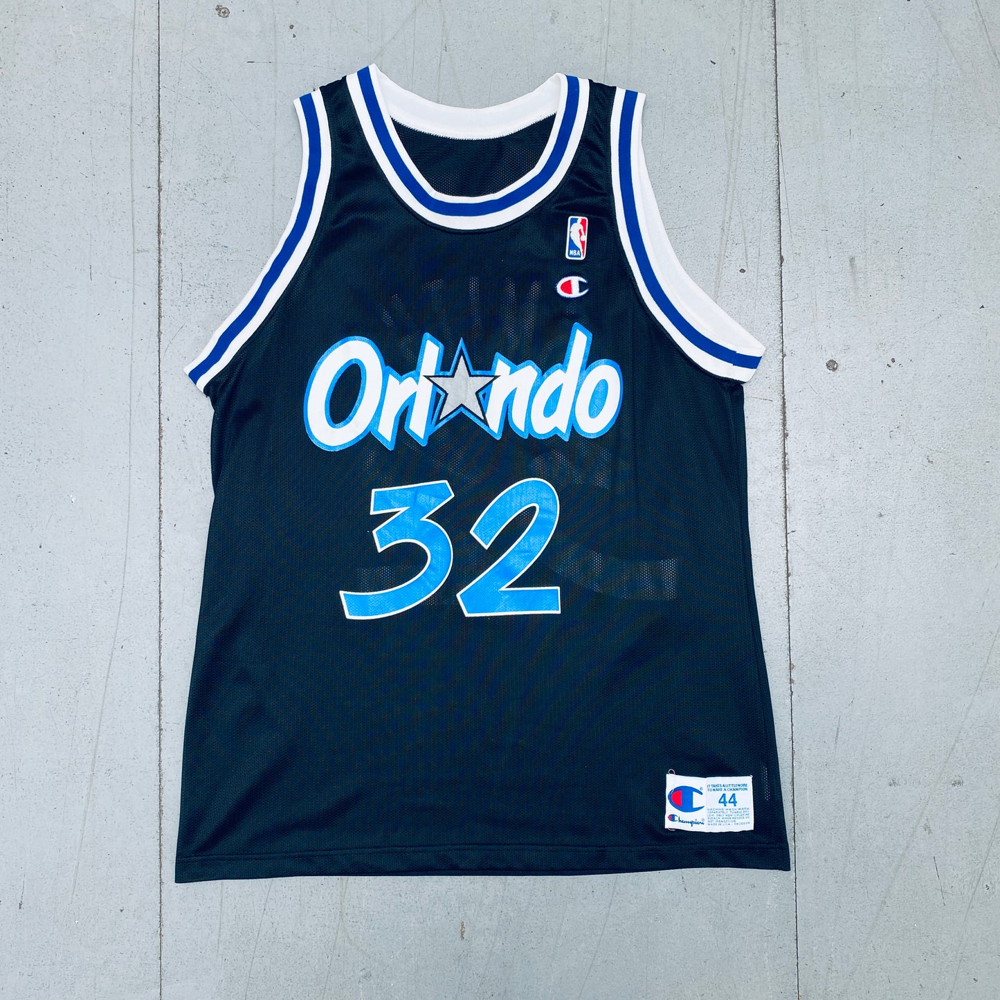 Orlando Magic: Otis Smith 1991/92 Black Champion Jersey (M)