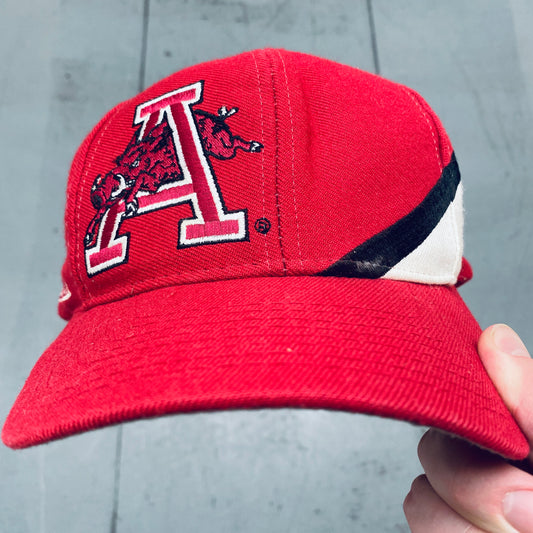 Arkansas Razorbacks: 1990's Apex One Team Logo Snapback