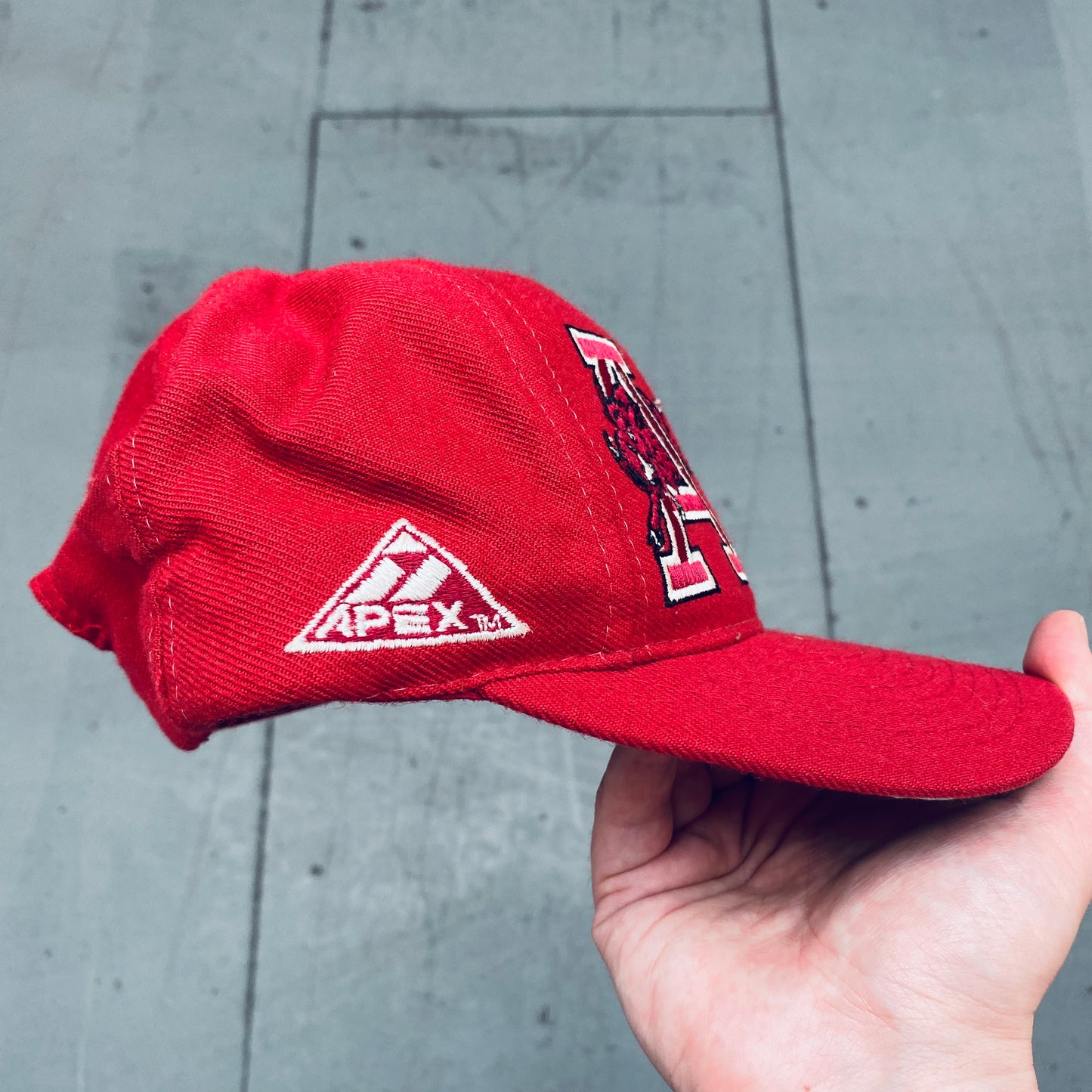 Arkansas Razorbacks: 1990's Apex One Team Logo Snapback