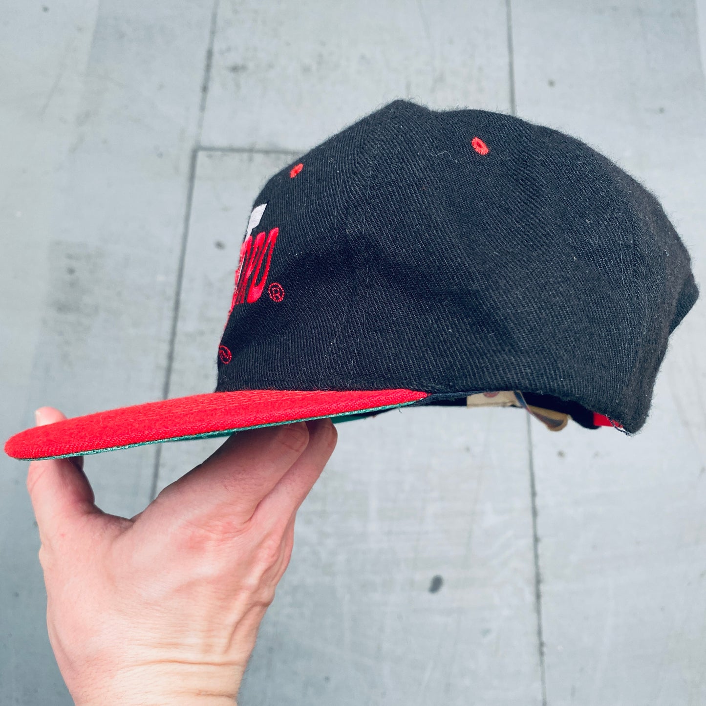 Stanford Cardinal: 1990's Embroidered Spellout Snapback