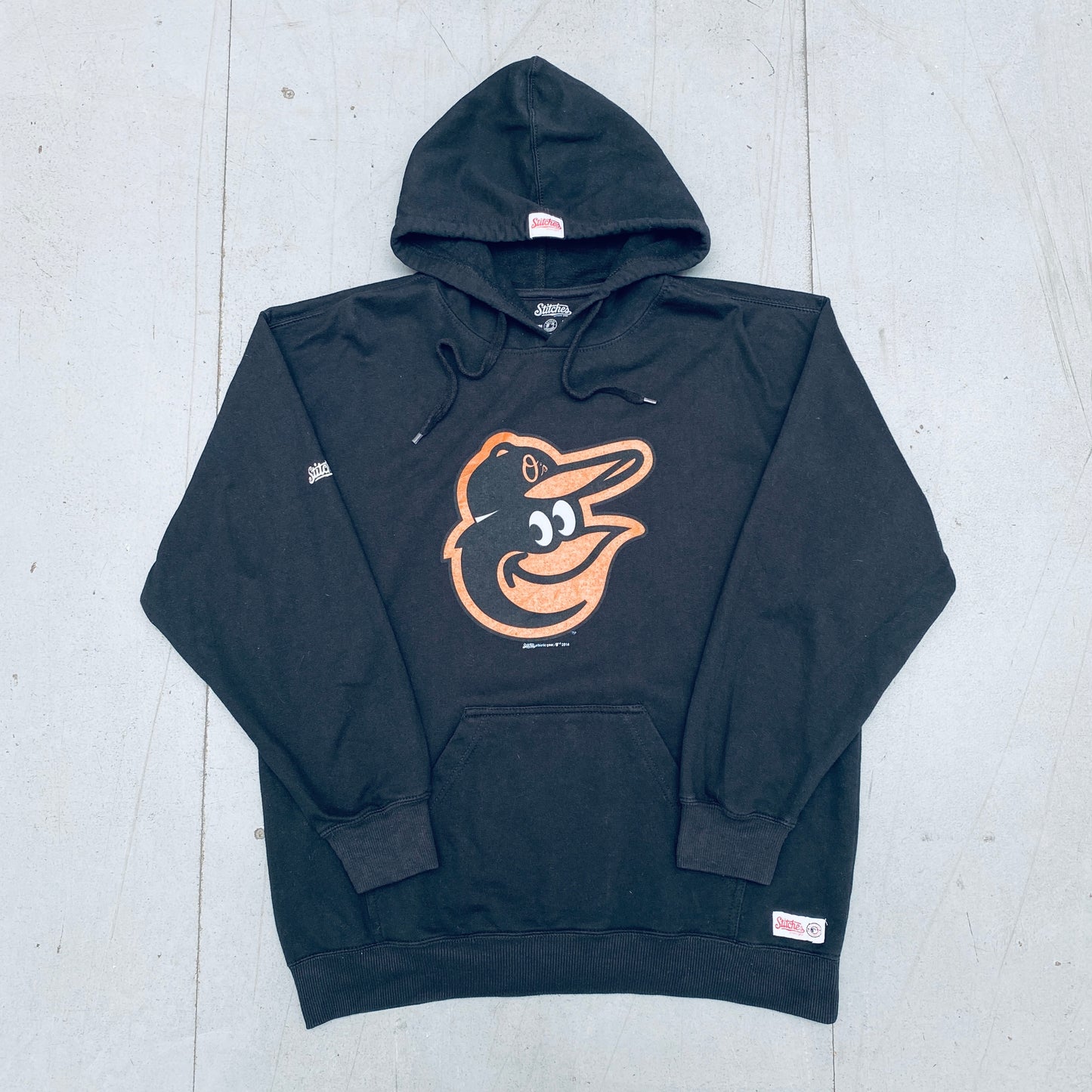 Baltimore Orioles: 2000's Graphic Logo Hoodie (L/XL)