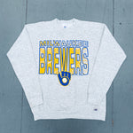 Milwaukee Brewers: 1991 Logo 7 Graphic Spellout Sweat (S/M)