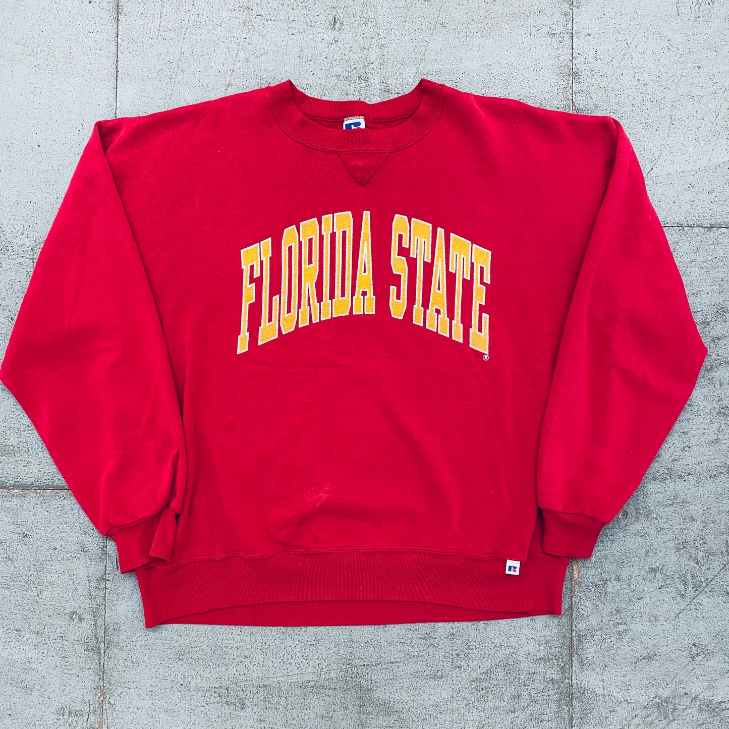 Florida State Seminoles: 1990's Russell Athletic Spellout Sweat (XL)