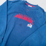 Colorado Avalanche: 1990's Lee Sport Embroidered Spellout Sweat (L)