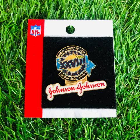 Dallas Cowboys: Super Bowl XXVIII "Johnson & Johnson" Pin