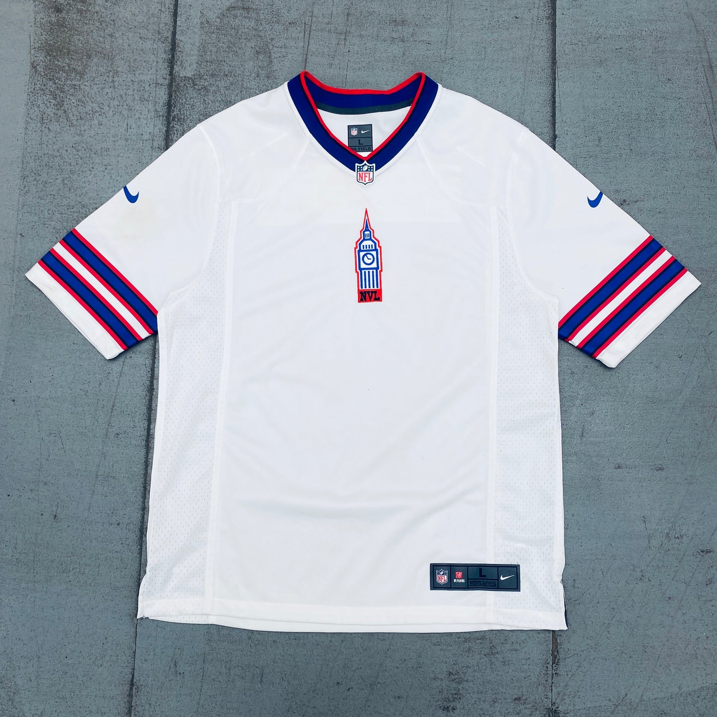 NVL: ReWork Embroidered Logo Buffalo Bills Nike Jersey (L)