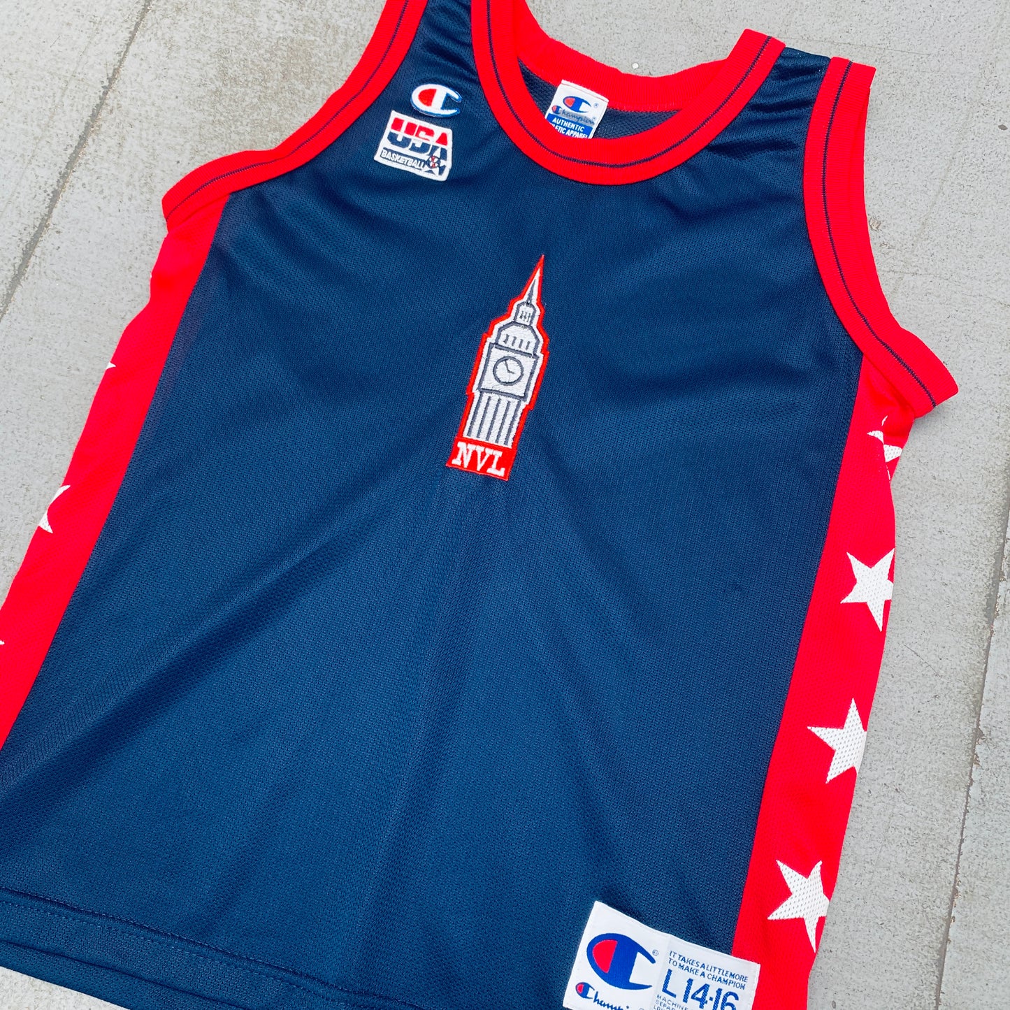 NVL: ReWork Embroidered Logo Team USA 1996 Champion Jersey