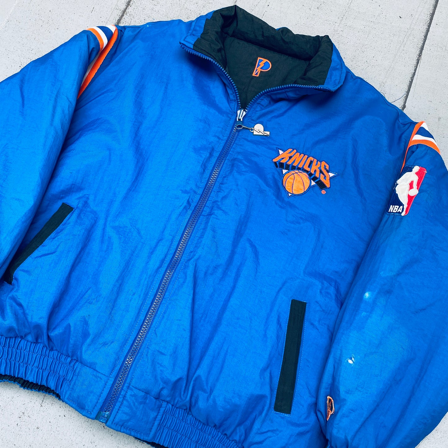 New York Knicks: 1990's Pro Player Reversible Fullzip Jacket (XL/XXL)