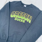 Oregon Ducks: 1990's Graphic Spellout Sweat (S)