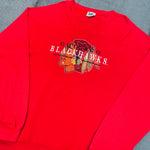 Chicago Blackhawks: 1990's Lee Sport Embroidered Spellout Sweat (XL)