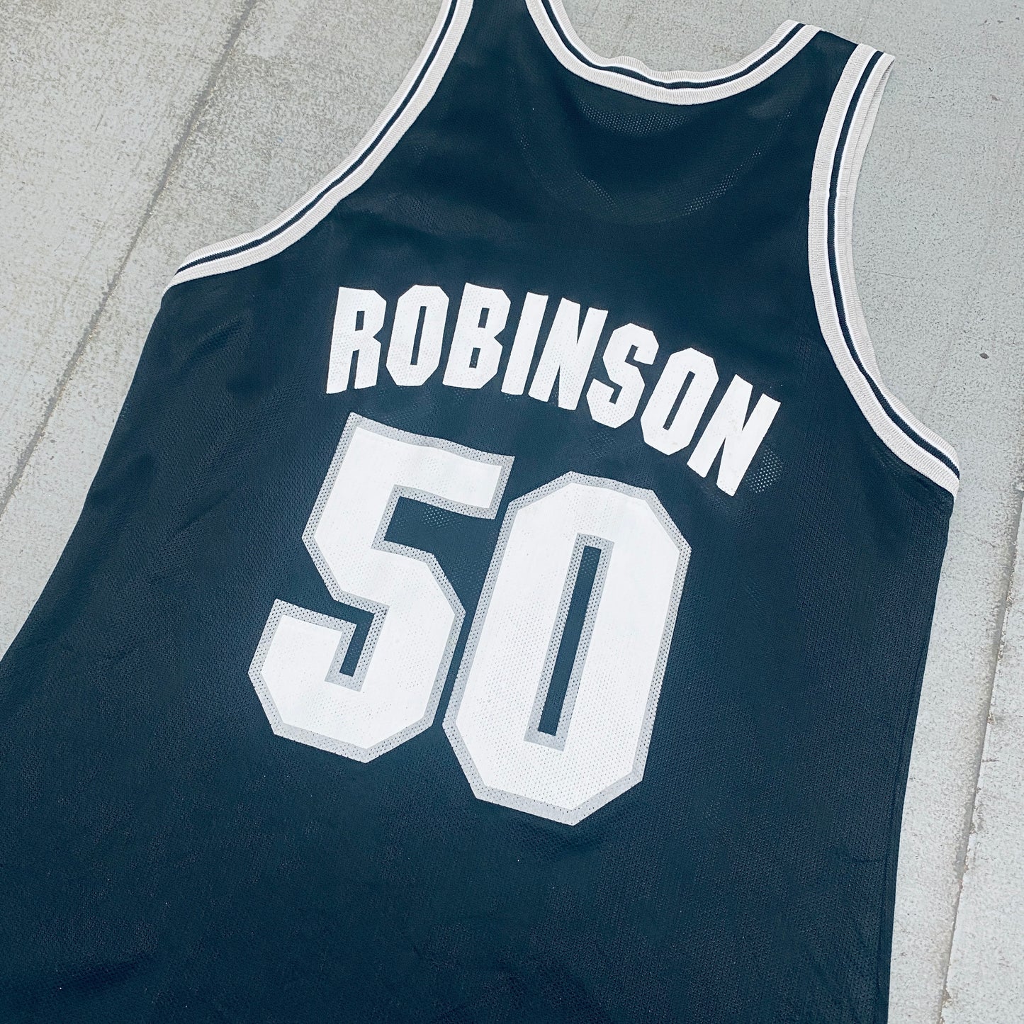 San Antonio Spurs: David Robinson 1998/99 Black Champion Jersey (M)