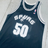 San Antonio Spurs: David Robinson 1998/99 Black Champion Jersey (M)