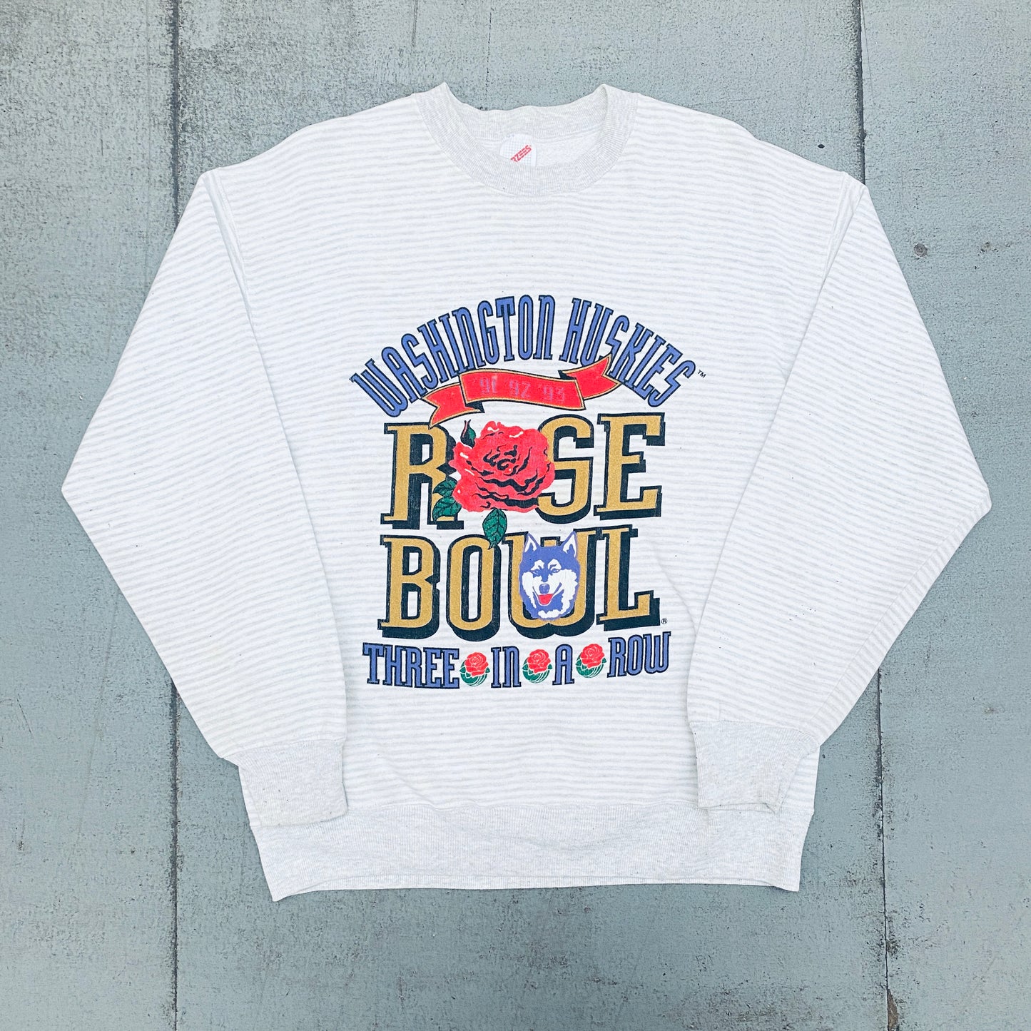 Washington Huskies: 1993 Three In A Row Rose Bowl Sweat (M)