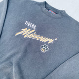 Missouri Tigers: 1990's Embroidered Spellout Sweat (L)