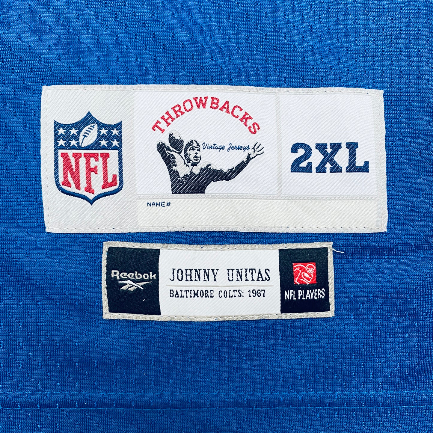 Baltimore Colts: Johnny Unitas 1967 Throwback Jersey - Stitched (XXL)