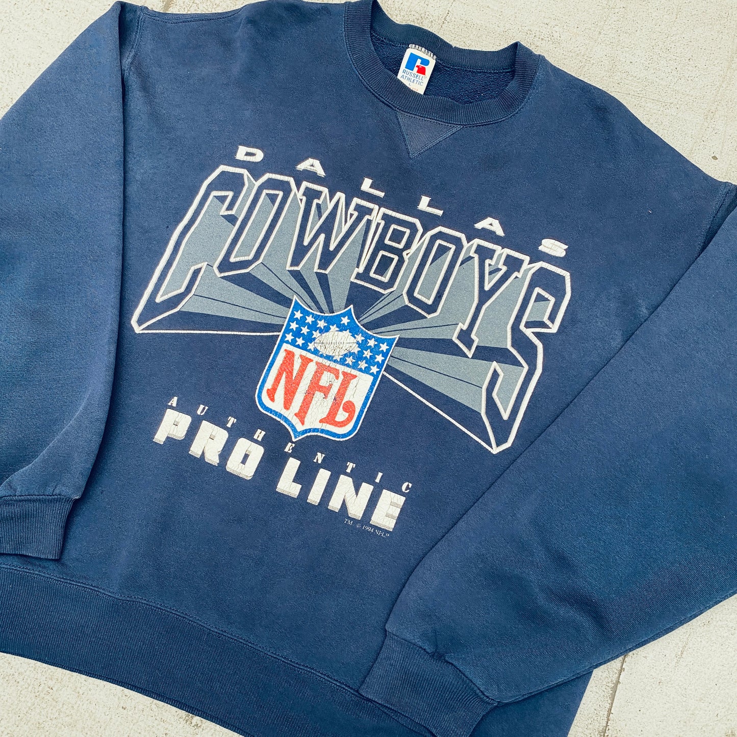 Dallas Cowboys: 1994 Russell Athletic Proline Sweat (L)