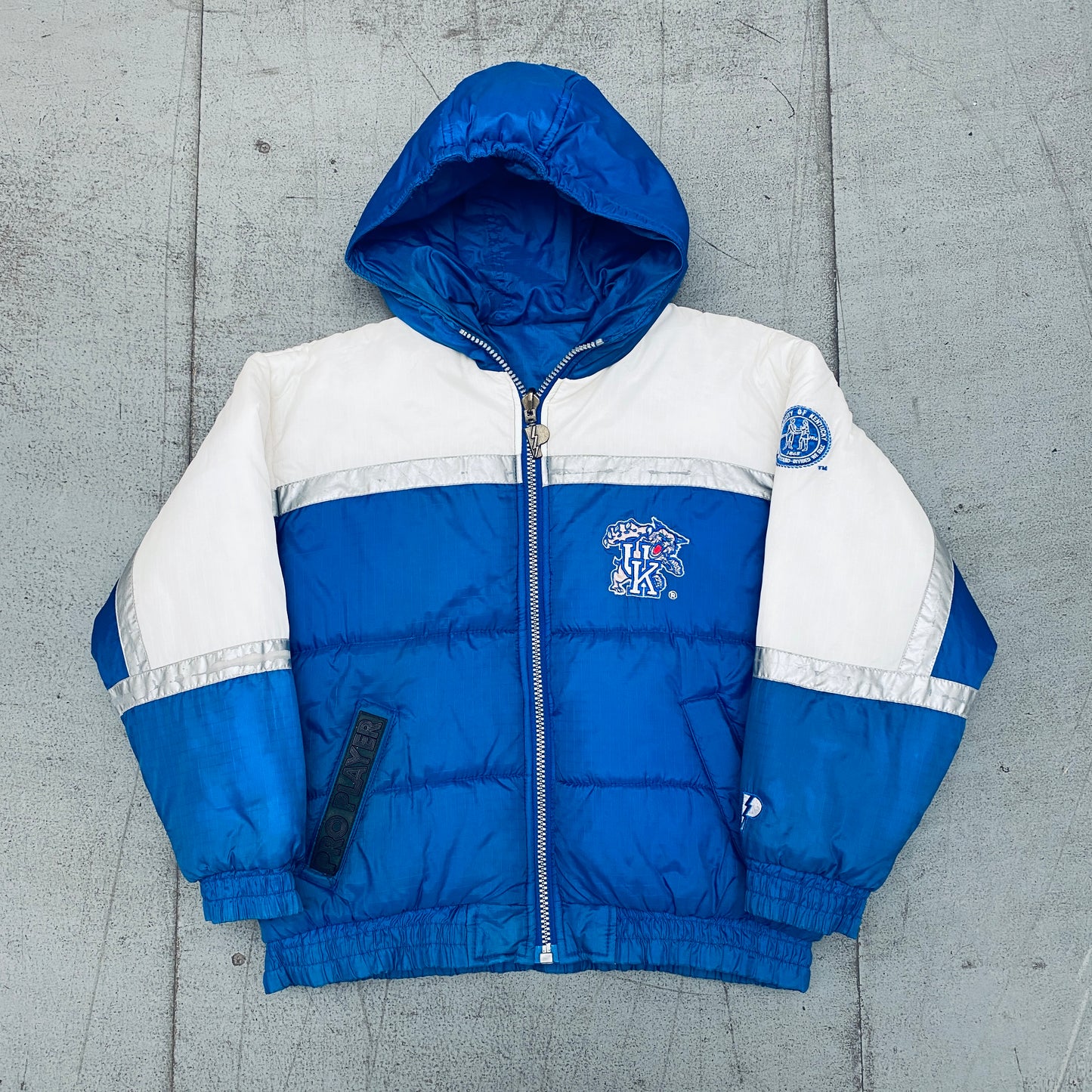 Kentucky Wildcats: 1990's Pro Player Fullzip Reversible Jacket (XS/S)