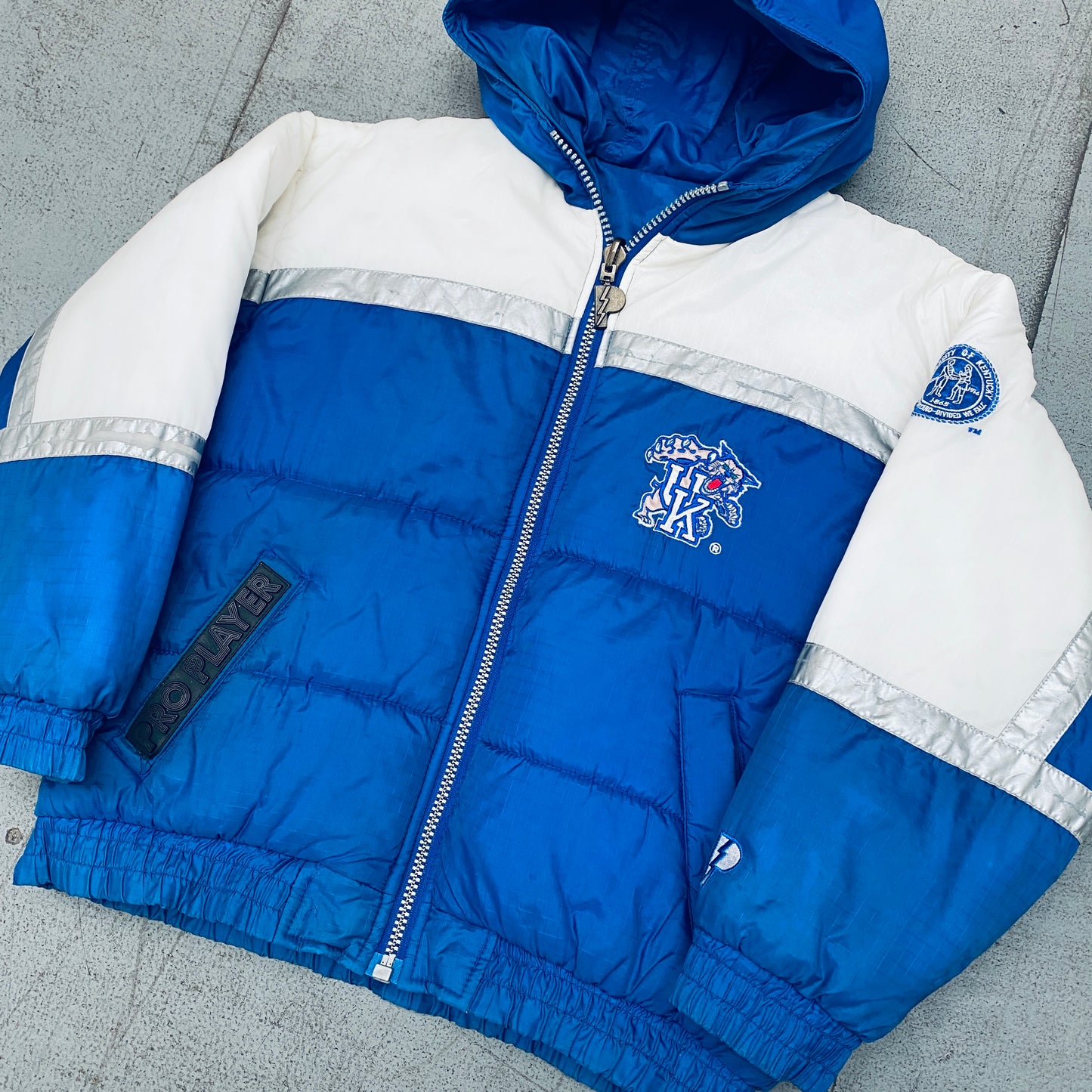 Kentucky Wildcats: 1990's Pro Player Fullzip Reversible Jacket (XS/S)