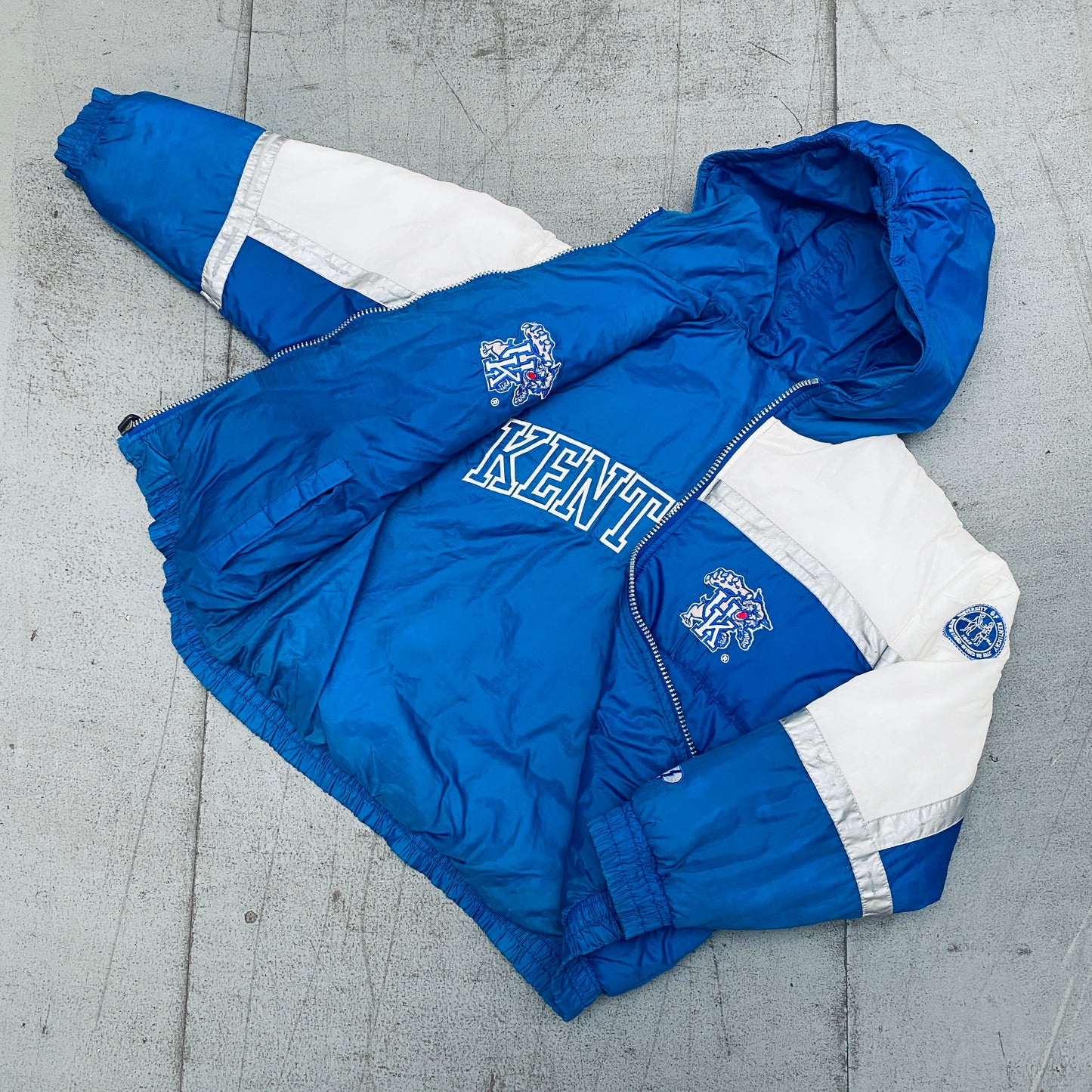 Kentucky Wildcats: 1990's Pro Player Fullzip Reversible Jacket (XS/S)