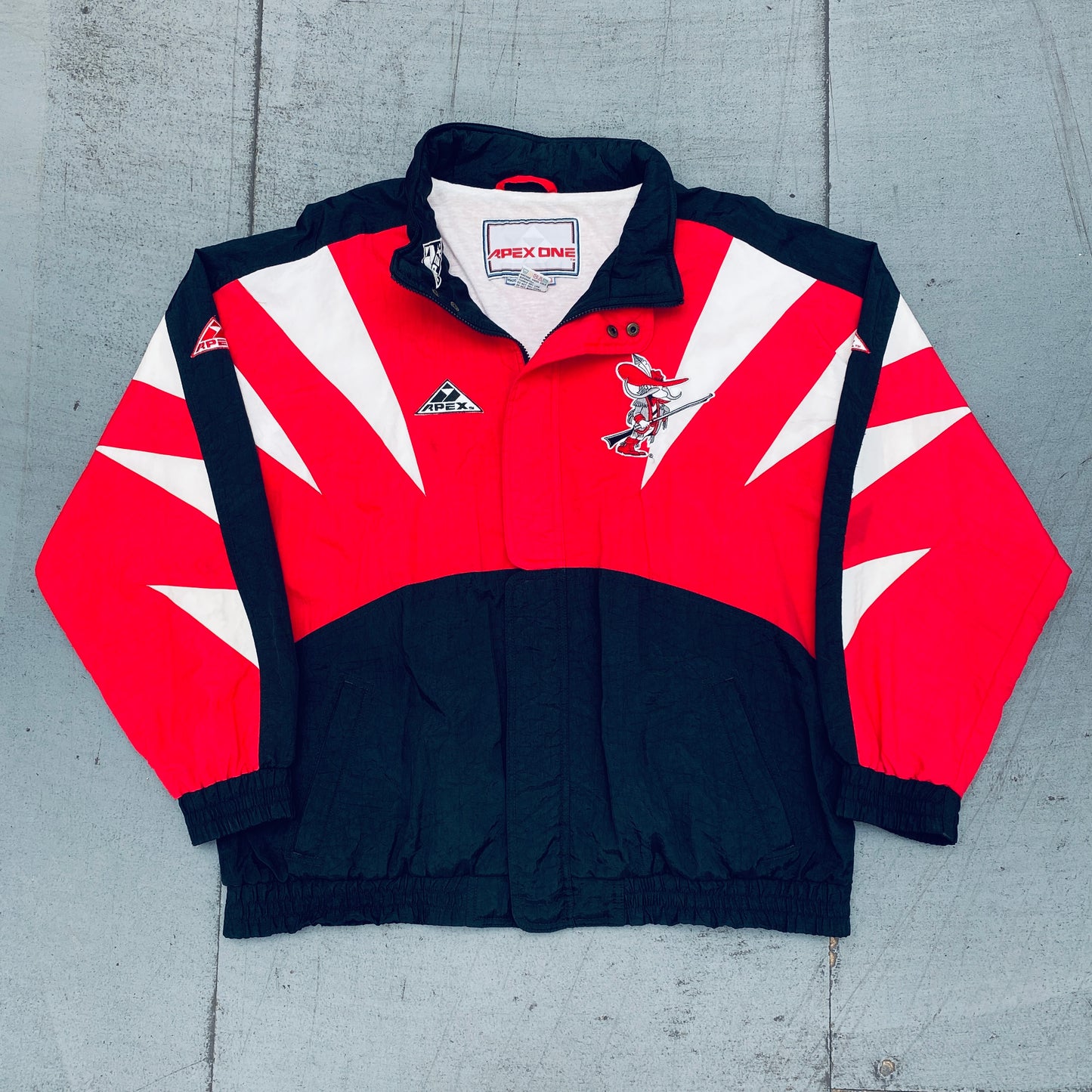 UNLV Rebels: 1990's Apex One Sharktooth Fullzip Lightweight Jacket (XL)